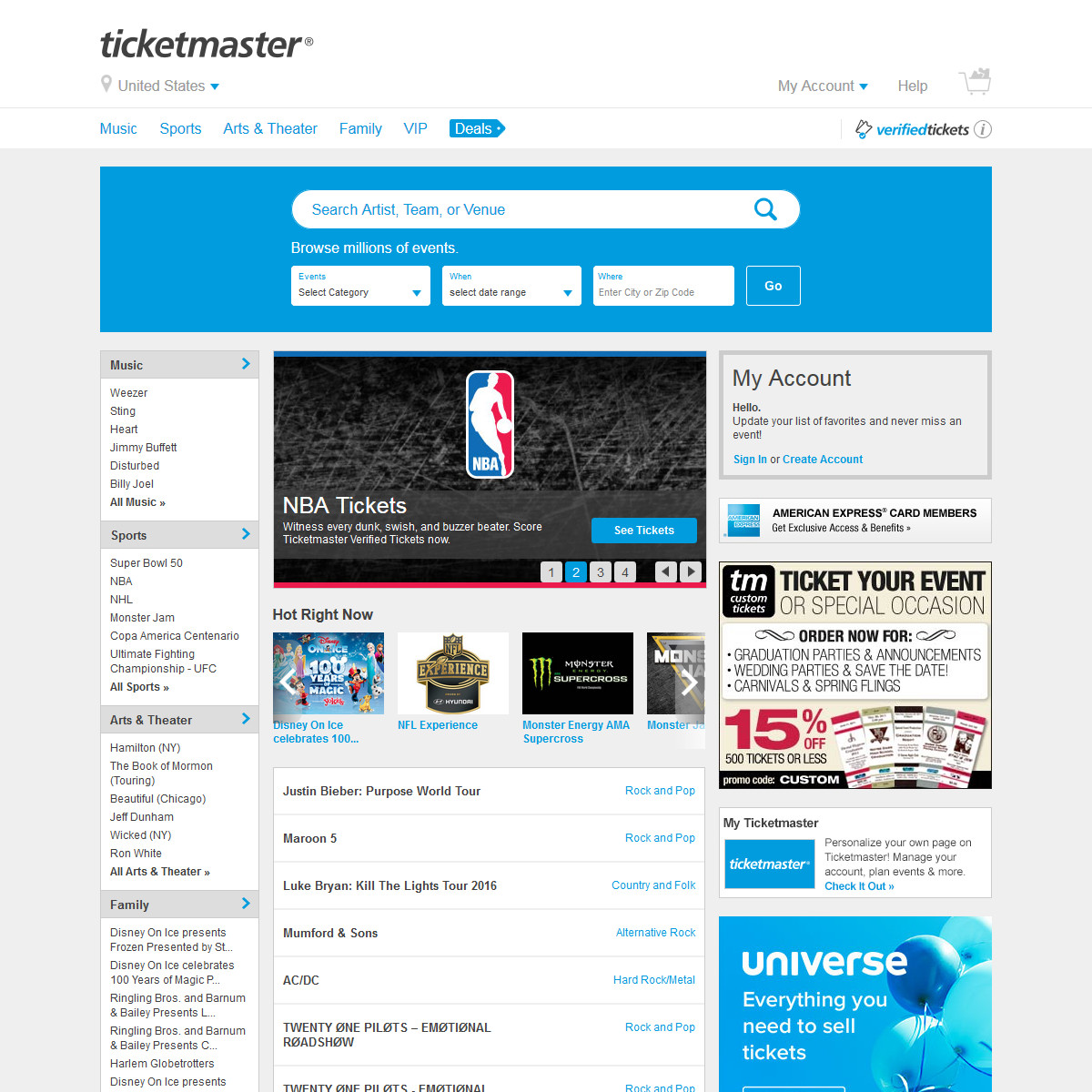 ticket-master-page
