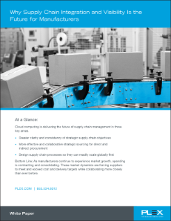 Why Supply Chain Integration and Visibility Is the Future for Manufacturers
